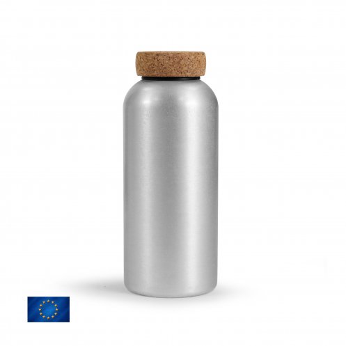 Bouteille personnalisable en aluminium, 600 ml. Fabrication européenne. 