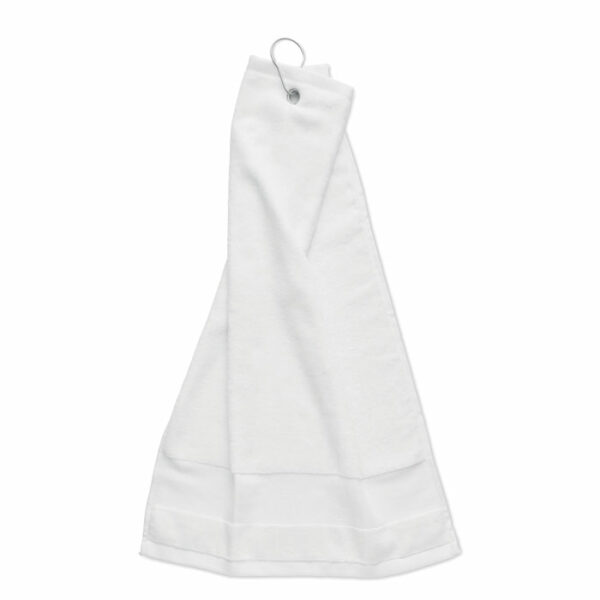 Serviette de golf en coton, personnalisable.