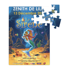 Puzzle magnétique personnalisable.