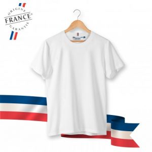 Tee-shirt manches courtes personnalisable.