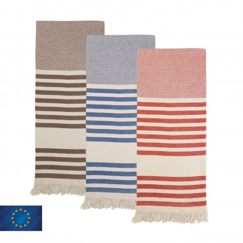 Fouta personnalisable. Fabrication européenne.