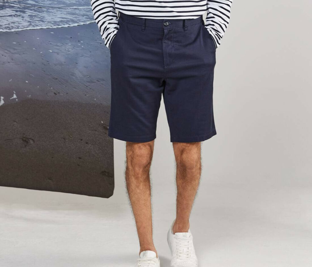 Short stretch homme sans pince personnalisable