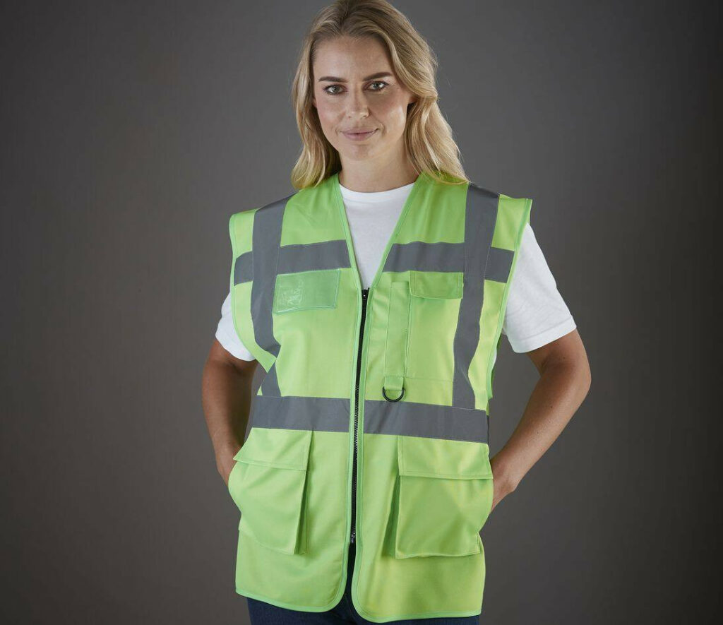 Gilet multi-fonction haute sécurité personnalisable