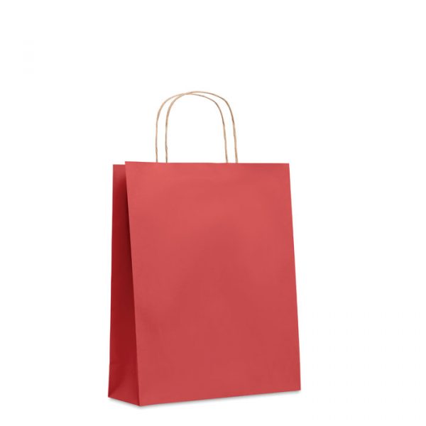 Sac cadeau personnalisable en papier de taille moyenne.
