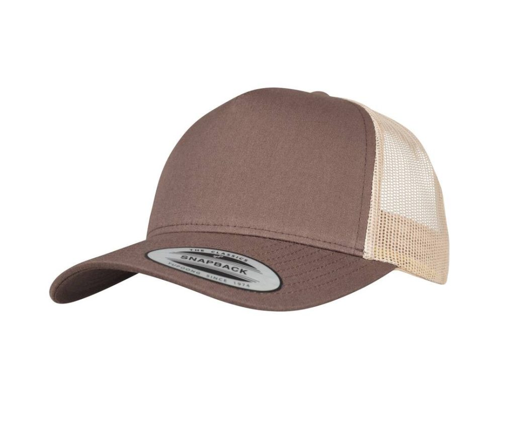 Casquette bicolore style trucker