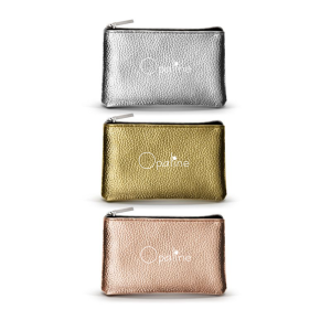 Porte-monnaie glossy personnalisé pour événements d'entreprise.