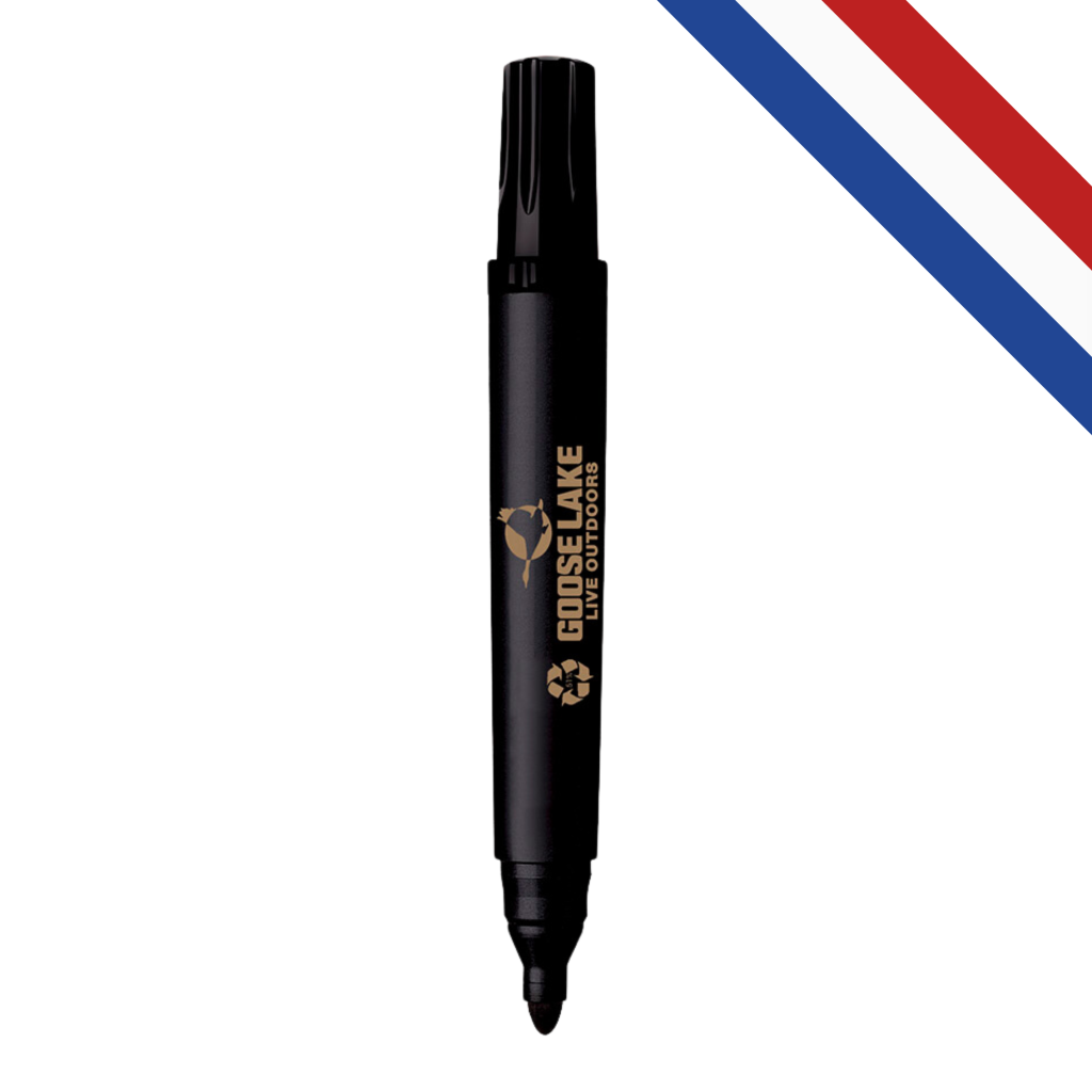 Marqueur permanent BIC® Ecolutions® sur différentes surfaces.