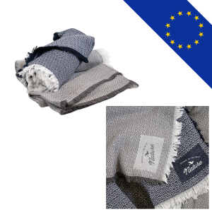 Plaid made in europe personnalisable.