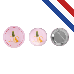 Badge Rond en Métal made in France