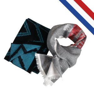 écharpe made in france personnalisable.