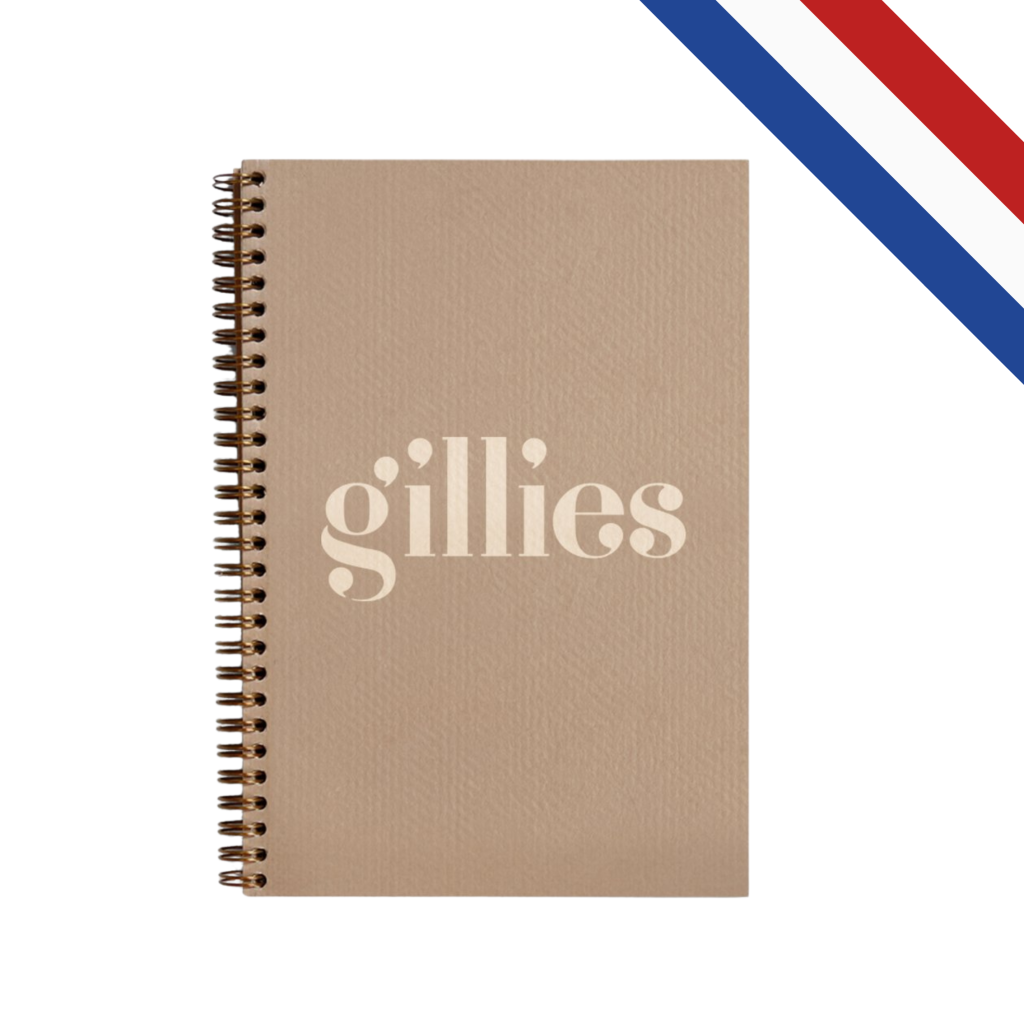 Cahier A5 made in france personnalisable.