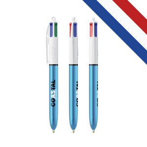 BIC® 4 Couleurs Shine Bille personnalisable.