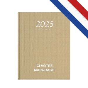 Agenda Semainier Écoresponsable personnalisable.
