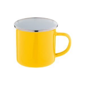 Mug vintage 300 ml en métal émaillé personnalisable