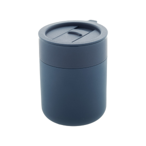Mug de voyage 300 ml en céramique et silicone personnalisable.
