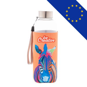 Bouteille RPET 500 ml avec housse personnalisable