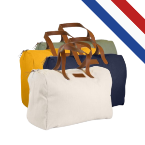 Sac de voyage en coton biologique personnalisable