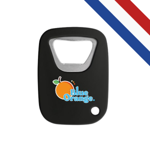 Décapsuleur en matière recyclée rPS personnalisable.