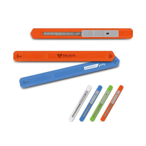Cutter plastique à lame auto-rétractable personnalisable