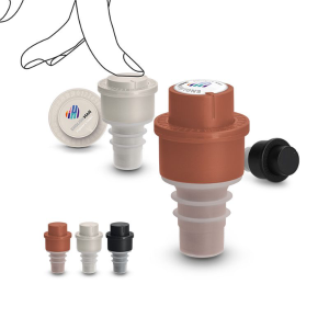 Bouchon de bouteille avec pompe vide d’air personnalisable