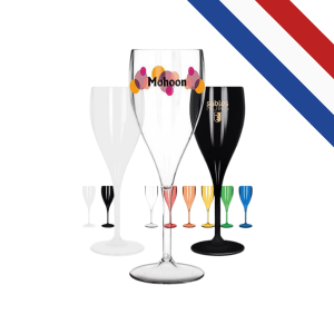 Flûte à champagne réutilisable personnalisable